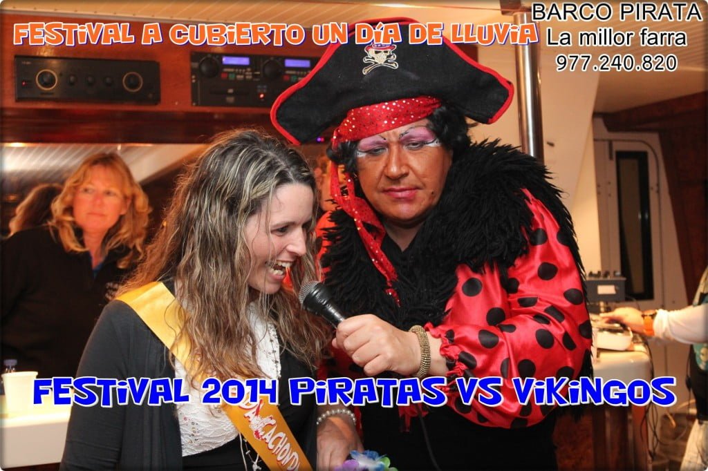 Despedidas en barco de noche en Salou y Cambrils: Piratas vs Viquingos