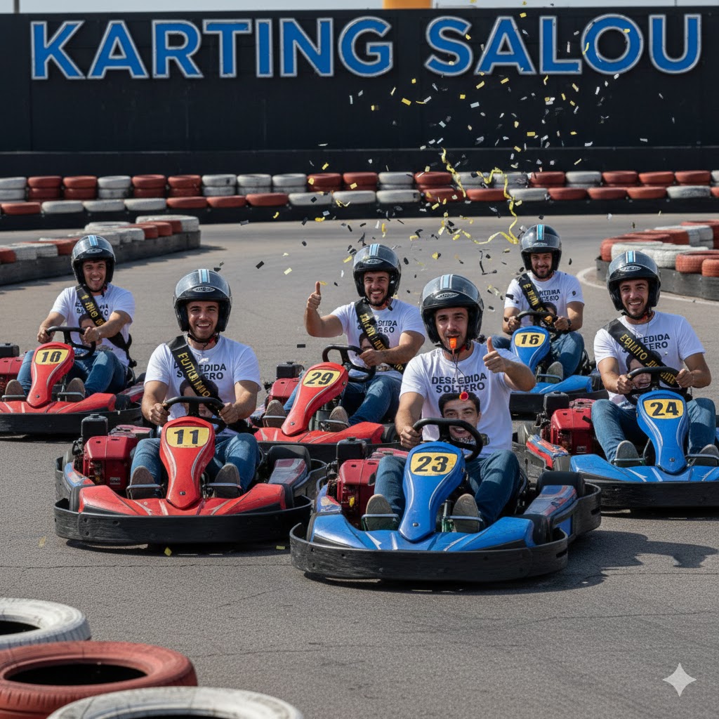 Karting despedida soltero Salou